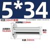 GB 109 remache de cabeza plana sólida de acero inoxidable 304 percusión mano M2M3M4M5M6M8-M20mm