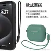 Cuerda de mano anti-pérdida para viaje al aire libre práctica funda para auriculares AirPods cordón de silicona accesorios para teléfono móvil cuerda de mano multiusos
