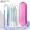 Instrumentos Odontológicos de Titânio Coloridos para Limpeza dos Dentes, Higiene Bucal, Instrumentos Odontológicos, Endoscópio, Sonda para Remover Cálculo Dental, Manchas e Tártaro