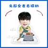 Kim Seon-woo Lee Hee-seung Yang Jeong-won Dibujos Animados Versión Q Adorno de Escritorio Eléctrico con Cabeza Vibratoria Soporte Tarjeta de Papel Vibratoria Plástico Sellado