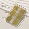 Mini Perlas de Acero Decoraciones para Uñas Estilo Japonés Oro y Plata Oro Rosa Negro Pistola Tamaños Mixtos Perlas de Acero Metálico Venta al por Mayor