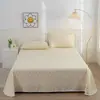 Juego de Sábanas de Tres Piezas Estilo Girly de Satén y Tela Gruesa Cardada con Encaje Juego de Ropa de Cama Clásico Nuevo Primavera y Verano 2026