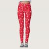 Explosiones Transfronterizas Día de San Valentín Europeo y Americano 2024 Nuevos Leggings Casuales Adelgazantes de Corte Slim para Mujer con Estampado Digital Personalizado