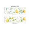 Pegatinas de Pared de Fondo de Flores y Mariposas Acuarela para Sala de Estar, Dormitorio, Habitación Infantil, Decoración del Hogar, Transfronterizo, Extraíble Mup2066
