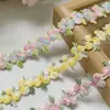 Renda de Cereja Gradiente Colorido Estéreo Solúvel em Água Bordado Roupas Roupas de Bebê Acessórios Mochila Mochila Materiais Decorativos