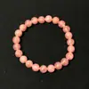 Pulsera Popular Transfronteriza Piedra Natural 8mm Ojo de Tigre Obsidiana Amatista Pulsera Elástica Hecha a Mano Mayoreo
