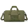 Bolsa Grande de Lona para Deportes y Fitness, Bolsa para Viajes de Negocios de Corta Distancia, Maleta, Bolsa Exterior con Separación Seco/Húmedo con Esterilla de Yoga