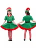 Roupas de Natal transfronteiriças para adultos e crianças, roupas pai-filho, Papai Noel, roupas de performance masculinas e femininas, roupas de performance, atacado