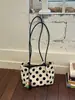 Bolso Cubo de Lunares Estilo Coreano para Mujer 2026 Nuevo Bolso de Mano de Gran Capacidad Nicho Versátil Bolso de Hombro para el Trabajo