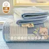 2026 Nuevo Modelo Cubre Cama Individual Acolchado de Gasa de Doble Capa Estampada de Kapok Juego de Tres Piezas