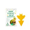 Placa Armadilha de Insetos Moonspry Dupla Face com Design Especial para Capturar Insetos Voadores e Proteger Folhas de Plantas em Vasos