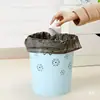 Cubo de Papel Redondo para Uso Doméstico, Cubo de Plástico sin Tapa, Adecuado para Cocina, Baño y WC, Disponible en Tamaños Grande, Mediano y Pequeño