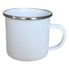 Taza de acero inoxidable esmaltada, taza de comercio exterior, taza nostálgica creativa, taza clásica de té de hierro.