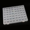 Herramientas para Manicura 56 Compartimentos Compartimento Pequeño Independiente Desmontable Caja de Almacenamiento para Joyería Caja de Almacenamiento de Herramientas para Diamantes Pedrería Perlas