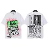 Moda Americana Transfronteriza Hellstar Serie Hellstar Camisetas Casuales de Algodón Impresas para Hombres y Mujeres Verano Sueltas de Manga Corta