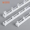 Venta Caliente Aleación de Aluminio Silencioso Pista Cuadrada Pequeña Montaje Superior Montaje Lateral Pista Recta Forma de Serpiente Riel para Cortina Venta Directa de Fábrica