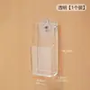 Caixa de Armazenamento para Controle Remoto de Ar Condicionado e TV Caixa Acrílica de Parede Caixa de Parede para Carregamento de Celular na Cabeceira Prateleira de Armazenamento de Parede