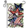 2026 Novo Modelo Bandeira de Jardim de Linho Falso para o Dia da Independência Americana Bandeira Comemorativa do 250º Aniversário Decoração de Jardim Bandeira para Pendurar