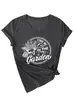 Encuéntrame en el jardín Amazon eBay sitio independiente camiseta casual y elegante de mujer con cuello en V y manga corta