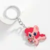 Llavero Pony Polly Lindo Llavero Acrílico Dibujo Animado DIY Bolsa Estuche Lápices Colgante Decorativo Pequeño Regalo