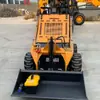 Ingeniería de Construcción Limpieza de Granjas Carretilla Elevadora Pequeña Cargador Compacto de Orugas
