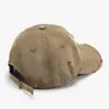 Gorra de Béisbol Suave Lavada para Hombre con Bordado de Parche de Letra para Actividades al Aire Libre, Gorra Versátil Unisex con Protección Solar