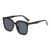 Gafas de Sol para Mujer, Montura Cuadrada, Gafas Cuadradas Versátiles, Parasol Geométrico Uv400, Montura Negra, Protección UV