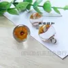 Fivela Redonda Pequena 10Mm12Mm Contas de Flor Natural Vermelha e Verde Botão de Camisa Camisa Cardigã Cheongsam Decoração de Terno Tang