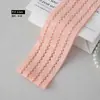Venda direta da fábrica 6,5 CM faixa elástica de nylon de malha triangular colorida Fita elástica respirável para cintura de vestido feminino DIY
