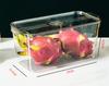 Caixa de armazenamento para alimentos congelados de plástico transparente para geladeira, com escorredor, para vegetais crocantes, novo fabricante