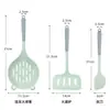 Novo Conjunto de Utensílios de Cozinha de Silicone com Três Peças Estilo Nórdico Cozinha Doméstica Escorredor para Macarrão e Dumplings Ferramenta para Drenar Água