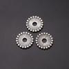 Acessórios para Joias DIY Prata Tibetana 6/8mm Base de Flor Espaçador Pingente Furo Reto Espaçadores em Cotovelo Contas Acessórios para Pulseira Colar Feitos à Mão