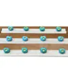 Diapositiva de corazón chapada en oro de magnesita, pulsera DIY hecha a mano, cuentas para pulsera, joyería de moda, accesorios S3522