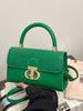 Bolsa Feminina Exquisite Pequena Bolsa Luxo Acessível 2025 Tendência Nicho Padrão Crocodilo Casual Bolsa Tiracolo Pequena Quadrada para Mulheres