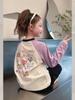 Camiseta básica para niños, primavera y otoño, estilo coreano, con contraste de colores, de manga larga para niñas, nueva camiseta para niños, primavera 2025