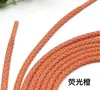 Cordones sin atar Cuerda Redonda Reflectante Luminoso Fluorescente Cuerda Luminosa para Pantalones Cuerda para Sombrero Cordones Luminosos Brillantes Accesorios Cordones Perezosos Sakura