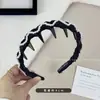 Diadema de Encaje y Perlas Estilo Coreano para Mujer Frente Alta Tela Antideslizante Diadema Retro Para Flequillo Presionando el Cabello Accesorios Venta al por Mayor