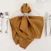 Guardanapo de cetim fosco, guardanapo dobrado, pano de limpeza de copos, banquete de casamento de hotel, guardanapo quadrado pequeno decorativo estilo americano