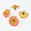 Nueva Flor Artificial de Seda de Capullo de Rosa Pequeña de 4 cm Flor Hecha a Mano Material Accesorio para el Cabello Flor para Arreglo de Pared de Fondo de Boda