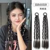 Trenzas de colores Trenzas de cuatro cabos para boxeo de mujer Trenzas moteadas Trenzas dopamina populares en línea Trenzas pequeñas Trenzas sucias Cola de caballo falsa
