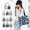 Moderna bolsa versátil de un hombro repelente al agua 2024 nueva bolsa para mamá bolsa de tela Oxford de nailon bolso de mano casual simple