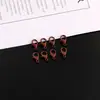 Fecho de Lagosta Colorido Pintado de 14mm Fivela Conectora Criativa para Pulseira Colar DIY Feito à Mão Acessórios de Material para Joias