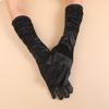 Guantes de novia largos retro, accesorios para fotos de boda, cosplay, guantes de mujer, etiqueta de fiesta, guantes de colores