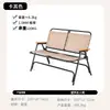 Silla Plegable de Plástico para Exterior Estilo Café Camping Aleación de Aluminio Silla Kermit Libre de Instalación Fácil Almacenamiento