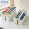 Caja de Almacenamiento para Marcadores Bainabang Portabolígrafos Bolígrafo de Dibujo Bolígrafo de Acuarela Escritorio Estante para Bolígrafos de Gran Capacidad Papelería Infantil Contenedor de Bolígrafos