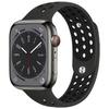 Adecuado para Correas de Apple Watch Applewatch10/Se/S10 Sección Doble Nike Correa Deportiva de Silicona para Reloj