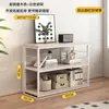 Estante de Livros de Chão Prateleira de Armazenamento Simples Multi-Camadas Pequena Estante de Livros Mesa de Quarto de Dormir Prateleira de Armazenamento de Escritório Montada na Parede