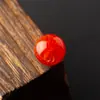 Pulseira de contas soltas de ágata de dragão vermelho natural 7A acessórios para joias DIY pulseira tecida à mão contas únicas