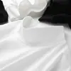 Camiseta de manga larga de color liso con cuello alto medio para mujer, camiseta interior blanca para hombre, otoño e invierno, corte ajustado, Deportes
