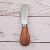 Cuchillo de mantequilla de acero inoxidable con mango de madera, cuchillo para queso, espátula para mermelada, cuchillo para queso doméstico, Yangjiang